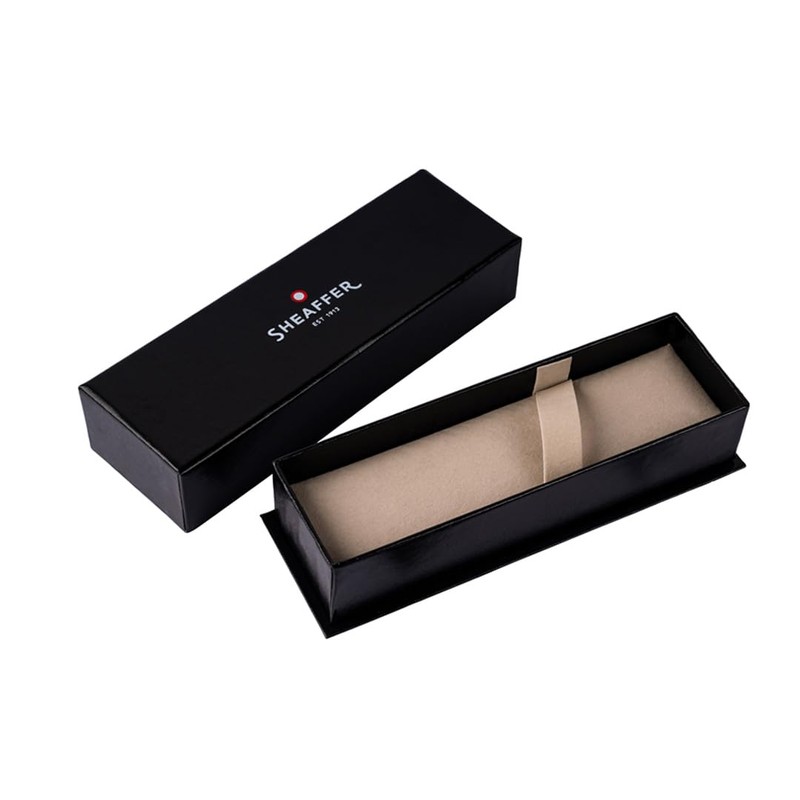 Sheaffer VFM 9427 Glossy Light Grey Ballpoint Pen With PVD