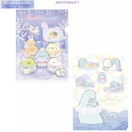 San-X Sumikko Tokage & Mom Sparkling Night Folder - All Characters (Left)