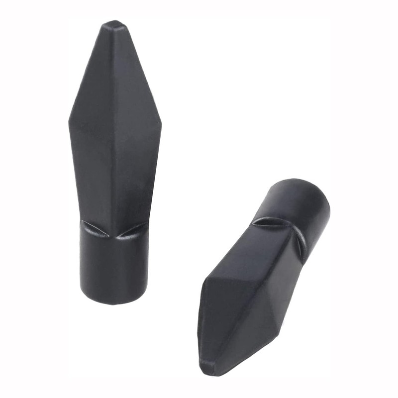 ANCLLO 12 Pcs Soft Rubber Arrowhead Tip Archery Practice Arrowhead