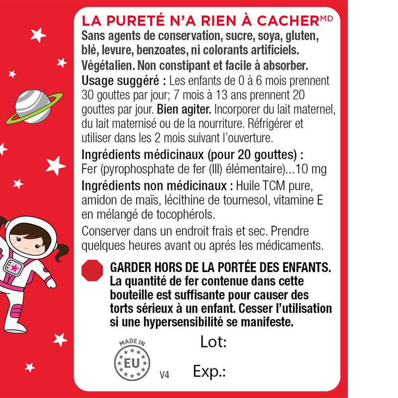 BioFe Pure Iron Drops (Unflavoured) - 30 ML