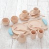 Wooden Toy Daiwa Mini Dinnerware Set (Blue) Wooden Toys Tea