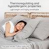 Grey Pillow Cases 2 Pack | Standard Pillow Cases 50x75