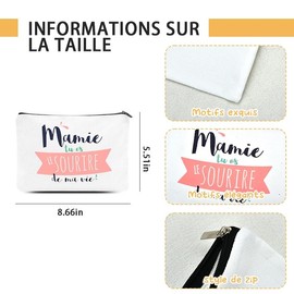 Geschenkidee für Mama, Oma, Geburtstag, Muttertag, Geschenk für Geburtstag, Mutter, Make-up-Tasche, Toiletten-Organizer, Reisezubehör, Frauen, Stil 8