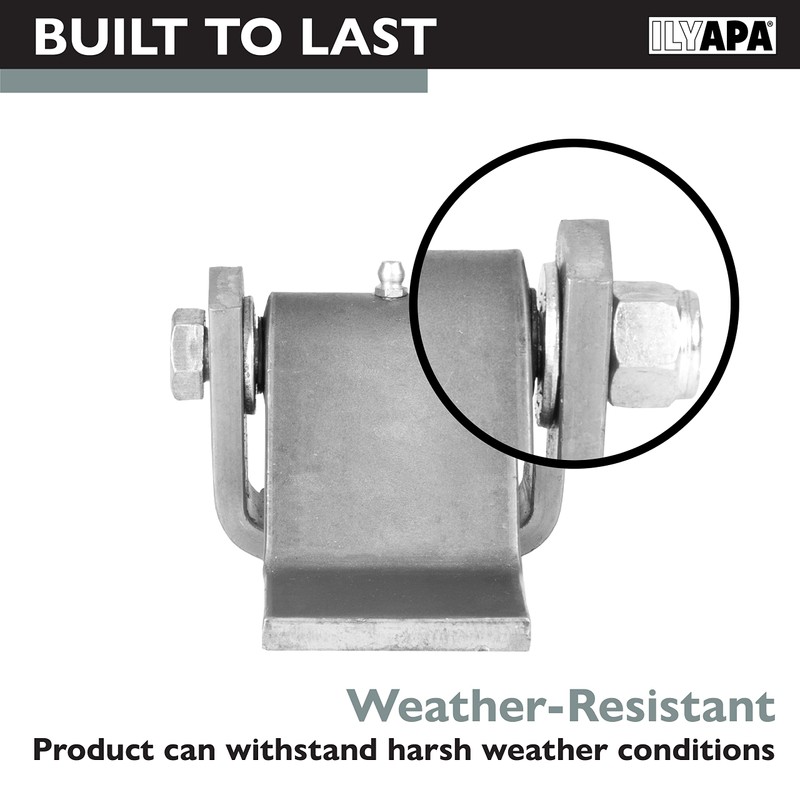 Ilyapa Weldable Formed Strap Style Trailer Gate Hinges - 7