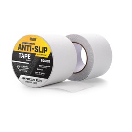 Lockport Anti Slip Tape for Stairs and Floor - Clear Grip Tape Outdoor Waterproof - 4” x 25ft for Roll - Stair Treads for Outdoor/Indoor - for Ramps and Steps