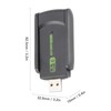 WiFi 6 Adapter USB3.0 2.4GHZ to 5.0GHZ AX1800Mbps MU MIMO