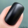 Matte Black Nail Polish - Atomic Polish - Carbon (C)