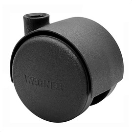 WAGNER Designer 01002401 Hard Furniture Castor Diameter 40 mm Height 45 mm Black Load Capacity 35 kg