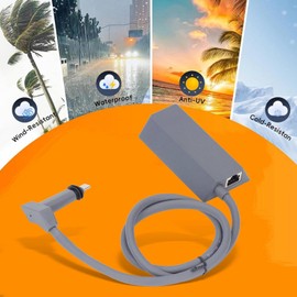 Ethernet Adapter, 10ft Ethernet Adapter Extender Cable Replacement for Generic Rectangular Dish Ethernet Adapter Satellite Internet V2, Accessories