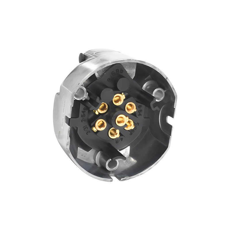 HELLA 8JB 001 941-002 Socket - 7-pin connector - Tin