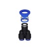 TOOLSTAR Air Tube Fitting, 8mm to 6mm Reducing Pneumatic Fittings
