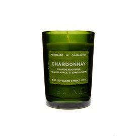 Rewined Chardonnay (6oz): Orange blossom, yellow apple, & Sandal wood, 6oz soy blend candle 170g