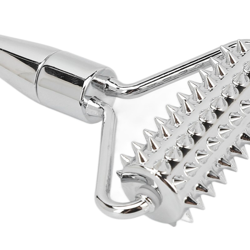 Metal Massage Roller Promote Circulation Muscle Relaxing Acupuncture Roller for