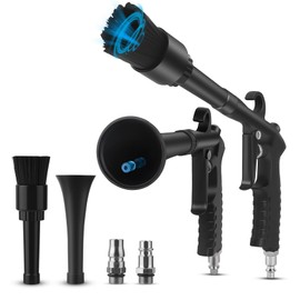 Car Cleaning Gun Detailing Interior Dryer Air Blow Gun, Car Detailing Kit Interior Cleaner, High Pressure Blower Gun, Car Detailing Tools for Quickly Clean and Dry Car Surfaces,Works with Air