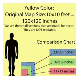 1587 Urbano Monte Map - World Map for Wall - Unframed Flat Earth Map of the World - Historic Globe Model Poster - Cartophiles Map Lovers Gifts (16"x16")