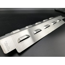 KOCH #78 High-Quality Flame Distributor Suitable for Daytona EL Fuego - 355 x 94 mm for Gas Grill - Flame Plate Burner Cover - Stainless Steel V2A Thickness 1.25 mm, 360 g Solid Quality Made in