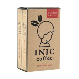 INIC Coffee Smooth Aroma Sachets, 30 Sachets, Classic Regular Blend, The Best of Powdered Coffee, Flavor Adopted by World Barista Champions