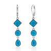 ALEXCRAFT 925 Sterling Silver Dangle Earrings for Women Trendy Hypoallergenic