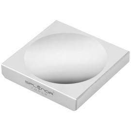 Splenor Tools Steel Large Cavity Bench Block - Flat Anvil Jewelers - Solid Metal Bench Block for Jewelry Repairing & Metal Stamping