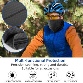 CXG Tube Scarf Men's Women's Bandana (UV Protection/Breathable/Ultra Thin) Loop Scarf, Neck Warmer, Motorcycle Scarf, Versatile, Elastic for Running, Cycling, Climbing, Motorcycling