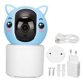 Pet Camera Intelligent 360 Degree Rotation Two Way Talk Night Vision Remote Monitoring Dog Wireless Surveillance Camera