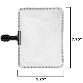 UNEAK - Medium Aquarium Fish Net with Long Extendable Handle for Fish Tank Fine Mesh Aquarium Net 10-36 Long Handle Catcher for Fish and Shrimp Tank, Pond, Creek