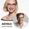 Kafirlo 3 Pack Premium Reading Glasses Men, Blue Light Blocking