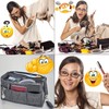 DuneDesign Handbag Organiser Felt Bag Insert Inner Pocket Grey, Grey