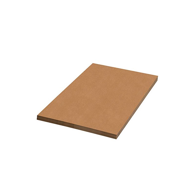 BOX USA Triple Wall Corrugated Cardboard Sheets, 24" x 36",