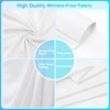 10x10ft White Backdrop Curtain for Parties Wedding, Curtain Backdrop for
