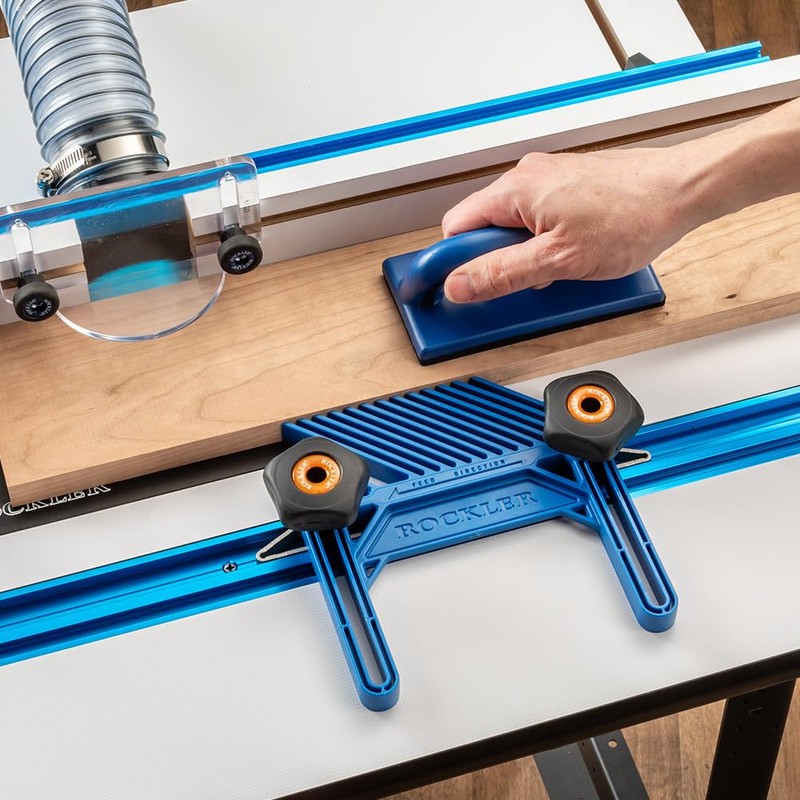 Adjustable Featherboard (11/16 Inch) - Sturdy ABS Plastic Made Table