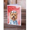 Caroline's Treasures Norwich Terrier Get Well Soon Greeting Cards Pack