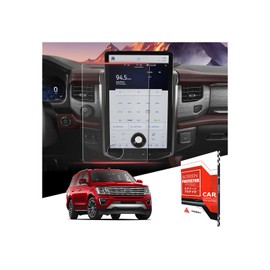 ASZSK For 2022~2024 Ford Expedition (King Ranch/Platinum/Limited/Timberline) 15.5 Inch Glossy Screen Protector - [More Clear& Smooth] - Mil-Grade 9H+ Tempered Glass - Touchscreen *1