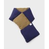 Takeokikuchi G8701092 Men's Stole Muffler (Pocketable) Reversible Down Scarf, beige