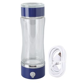 Hydrogen Generator Water Bottle 420ml SPE PEM Technology Water Ionizer Rechargeable Hydrogen Rich Water Glass Health Cup for Home Travel