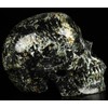 Skullis 5.0" Fireworks Stone Carved Crystal Skull, Crystal Healing.2253…