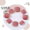 Outyua Solid Square Fake Toenails Matte Press on Toe Nails
