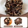 Leopard Print Headband 2 Pieces Silk Hair Bobbles Large Hair