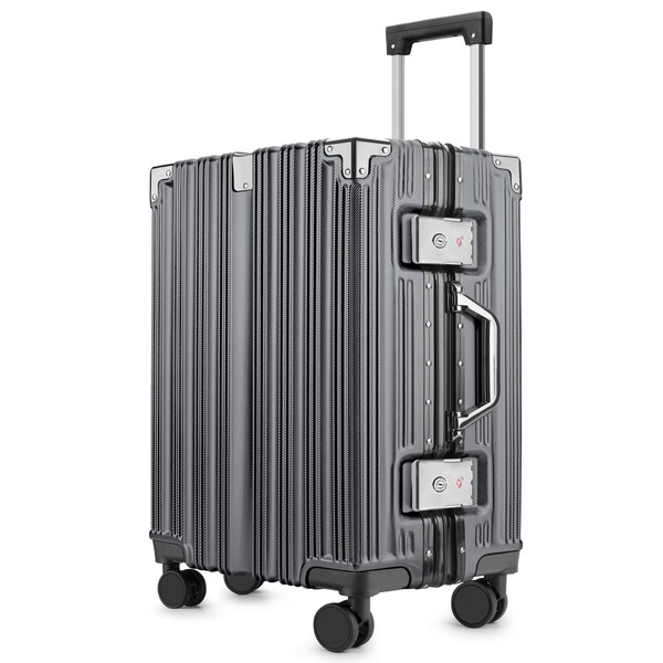 SIATELOO Zipperless Luggage | 20 Inch Airline Approved | TSA