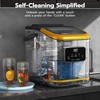 COWSAR Countertop Ice Maker with LED Display & Timer, 26lbs/24H,