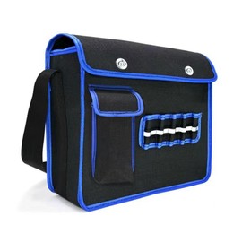 Electrician Tool Bag Thickened Canvas Large Capacity Storage Pouch Multifunctional Repair Tool Organizer