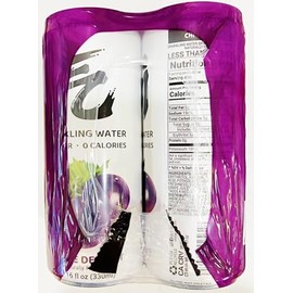 Sparkling Water, Grape Delight Flavor,Naturally Flavor,Zero Calories, 16 fl oz, 6 Cans