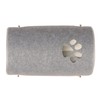 Cat Tunnel Bed Elevated Wooden Legs Cat Tunnel Soft Felt