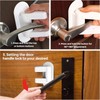Door Lever Lock (1/2Pcs) Child Proof Doors & Handles, Adhesives