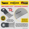 5 x SabreCut SCFN44B_5 50mm x 40mm Bimetal (BIM) Long