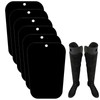 VEGCOO 6 Pcs Reusable Boot Trees, Black Plastic 16in Boot