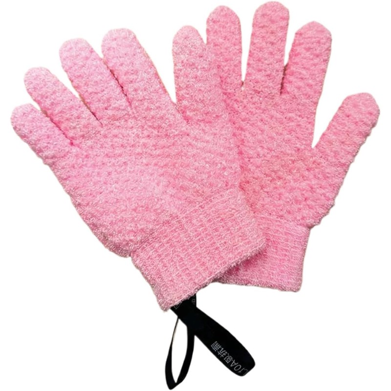 Guantes de ducha exfoliantes 3D – Limpieza profunda y piel