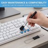 gblckadof 50Pcs Mechanical Keyboard Switches, 3 Pin Clicky