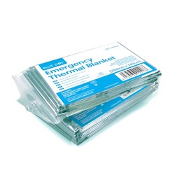 Generic Blue Dots Emergency Foil Blanket – hypothermia Prevention – Used to keep Injured & shocked Patients Warm – Ideal
