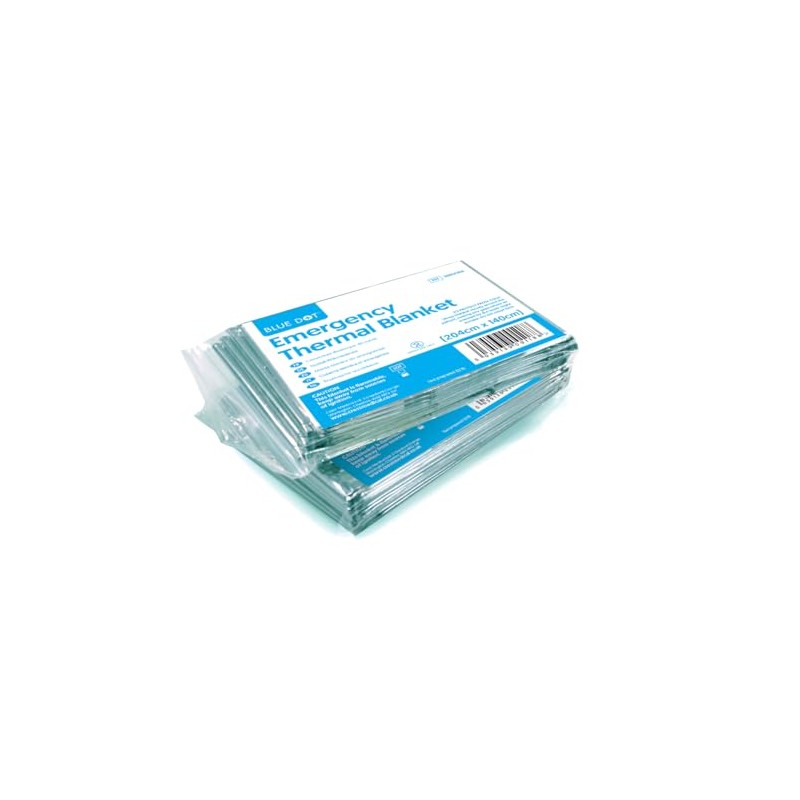 Generic Blue Dots Emergency Foil Blanket – hypothermia Prevention –